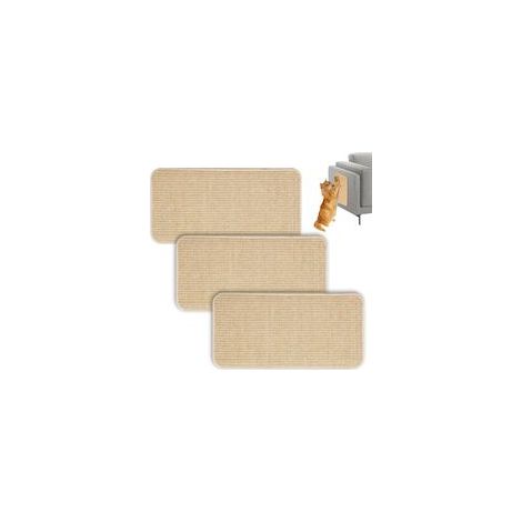 Pièces Tapis griffoir pour Chat,50x25cm,Antidérapant,Griffoir Chat Canapé,Livré avec Stickers Magiques, Durable, adapté aux Chats, Porte de Meubles de Tapis résistant aux Rayures (1/5)