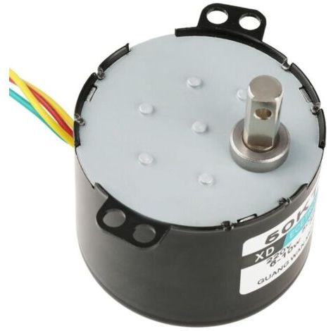 50KTYZ AC 220V 6-10w Moteur Synchrone à Aimants Permanents CW/CCW Moteur Electrique à Couple Elevé à Faible Vitesse (10rpm) (1/4)