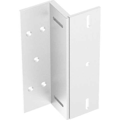 Escuadra doble Z de acero inoxidable, 30 cm de longitud y precisión milimétrica.