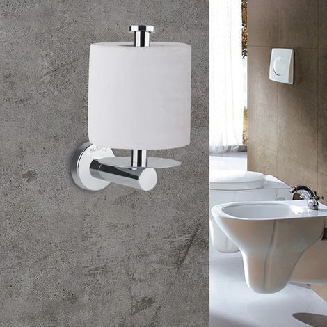 Distributeur de papier toilette mural en acier inoxydable (1/5)