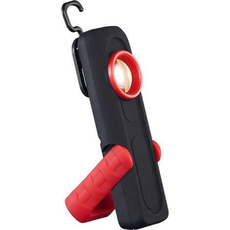 Wiederaufladbare Arbeitsleuchte, LED-Arbeitsleuchte mit Magnetfuß und Haken, um 360° drehbare wiederaufladbare magnetische Taschenlampe