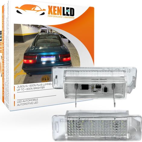 2x Modules LED éclairage plaque Opel Astra F 92-98, Calibra 89-97 - Plaque d'immatriculation LED (1/5)