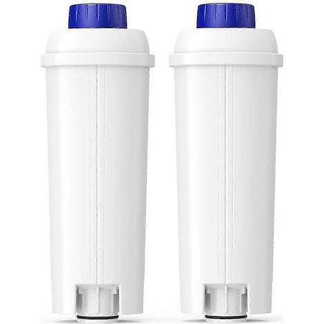 Lot de 2 filtres à eau de remplacement DLSC002 pour machines à café Delonghi Etam EC680, charbon actif adoucissant (1/5)