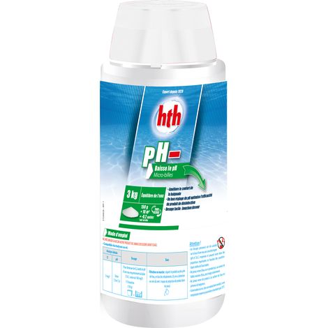 Hth - pH MOINS Micro-Billes - 3kg - 00232977