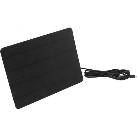 Panneau solaire mural étanche en polysilicium pour charge Android et caméra de surveillance 10 W 6 V (1/4)