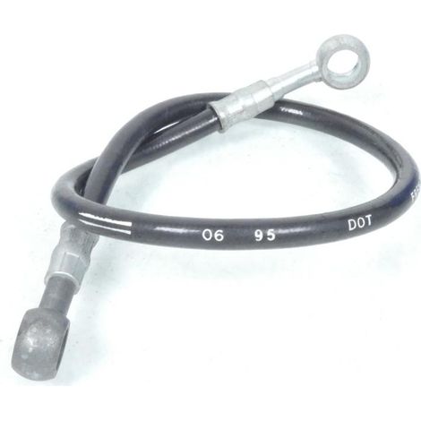 Durite de frein type aviation pour moto L360mm Ø10mm 35° droit