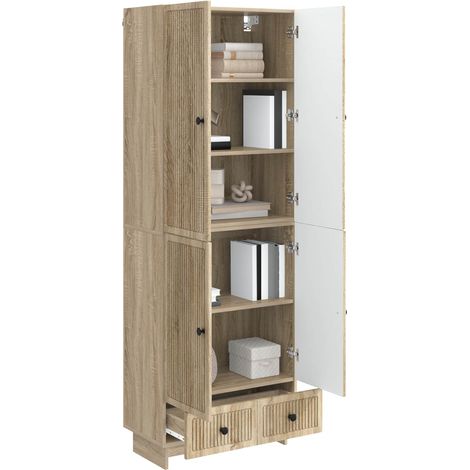 Maison Exclusive - Set di armadi 2 pz Rovere Sonoma Legno ingegnerizzato (1/5)