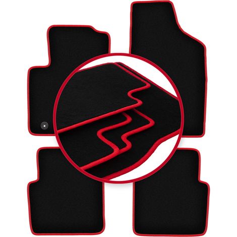 CARLUX-RED Auto-Fußmatten für: Ford Ka MK2 Fließheck (2008-2012) (1/5)