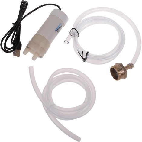 Filiyano-Mini pompe à eau USB 5V 2A avec tuyau, débit 4L/min, auto-amorçante, alimentation USB, haute efficacité, longueur 3 mètres. (1/5)