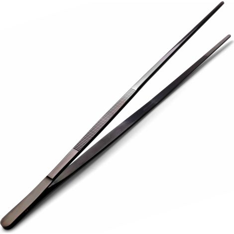 Pinzas de cocina universales de acero inoxidable revestido, longitud 300 mm - Hendi 680131