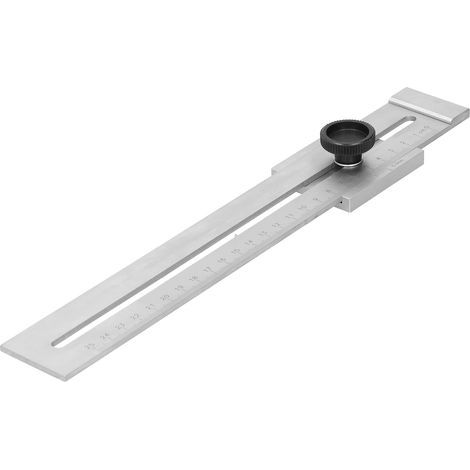 Règle de traçage 0250 mm pour la menuiserie, outil de traçage en croix, jauge de traçage pour bois, mesure précise. (1/5)