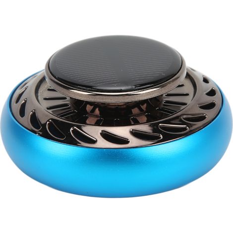 Déodorant voiture solaire rotatif diffuseur d'arômes parfum voiture décoration intérieure bleu (1/5)