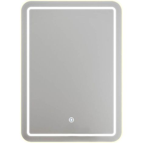 Espejo Led 50x70 cm con marco de aluminio - Cyclades