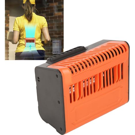 Outdoor-Ventilator mit 10.000-mAh-Akku, USB-Powerbank, blattlos, starker Luftstrom, tragbare Kühlung (1/5)