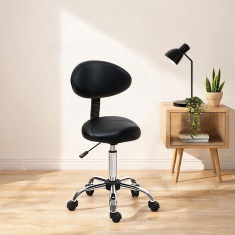 Tabouret schwarz en kunstleder Schaumstoff 50 x 50 x 98 cm (1/5)