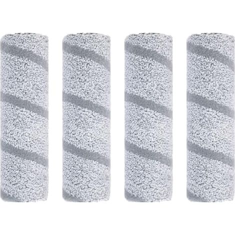 Compatible con las aspiradoras Deebot X9 Pro Omni/X8 Pro OMNI/T80 OMNI/X11 Omni Cyclone/X11 Pro Omni. Juego de 4 rodillos de limpieza lavables fabricados en nailon 2.0 de alta densidad.
