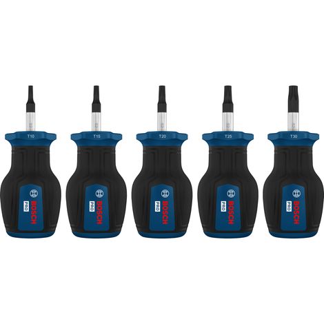 Bosch PRO Hand Tool - Screwdriver PRO Stubby Screwdriver TX Set, 5 pcs 1600A039PU (1/5)