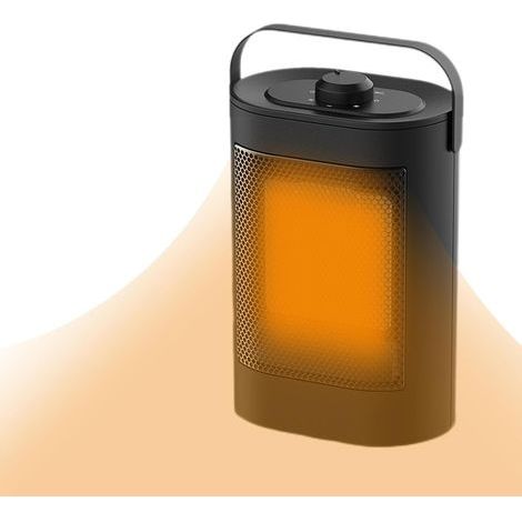 Aquecedor cerâmico com proteção contra sobreaquecimento, termostato, aquecedor elétrico de potência 1500W, interior (1/5)