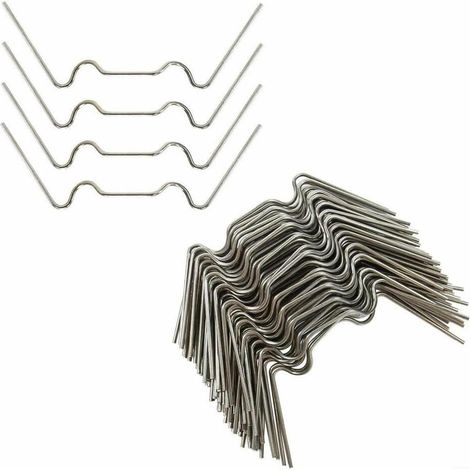 Befestigungsclips für Glas und Polycarbonat – 50er- oder 100er-Packung – Edelstahl – Zur Befestigung von Glas und Polycarbonat – Für Aluminiumrahmen – Stärke 3–4 mm (1/5)