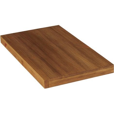 Pier Import – Rallonge de table à manger GREENWICH – Bois pin massif brossé – Longueur 50 cm – Largeur 90 cm – Hauteur 5 cm – Finition huilée