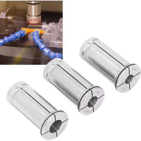 Satz mit 3 C-förmigen Spannzangen mit geradem Schaft, Serie C25, für CNC-Werkzeuge (1/5)