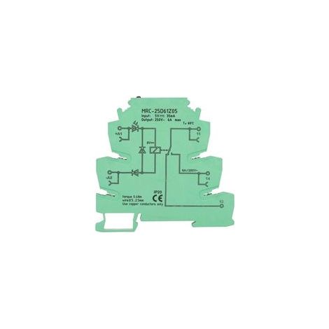 Module de Relais, Module de Relais à Semi - conducteurs ultra - mince de MRC-25D61Z05, pour Électrovanne Pneumatique à Courant Continu (1/4)