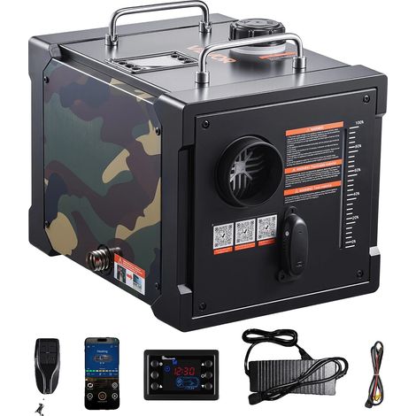Chauffage Diesel, Contrôle Bluetooth, Compact et Portable, 8KW (1/2)