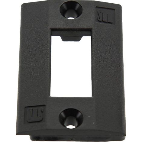 CONTROBORDO 'P1289' PER SERRATURA PREMI/APRI 'NOVA nylon nero