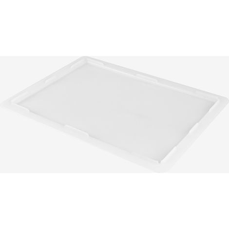 Couvercle pour demi bac à pâtons 400 x 300 x 30 mm - blanc - Gilac