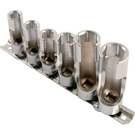SET DI 6 BUSSOLE APERTE DA 10 A 19 MM - UTENSILE LASER 4984
