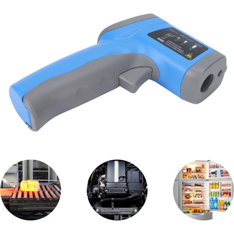 Thermomètre infrarouge précis sans contact avec écran LCD rétroéclairé, thermomètre numérique portable pour cuisines industrielles TS320 (‑50°C380°C, ‑58°F716°F) (1/5)