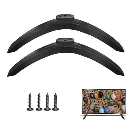 Support TV universel avec vis, TV Support sur support TV, compatible avec la plupart des téléviseurs 43" et 50" (1/5)