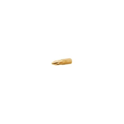 Embout Qualité industrielle 1/4" C6.3 Titanium Pozi N°3 Longueur 25