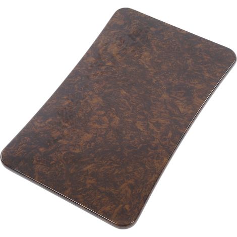 Plateau de table RV L580 W340mm en bois amovible, facile à nettoyer, pour bateau, caravane, pont, terrasse, teinte foncée (1/5)