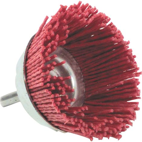 Tivoly • Spazzola a tazza • Filo di Nylon • Ø65mm • Grana: 80 • Per pulire il legno (1/3)
