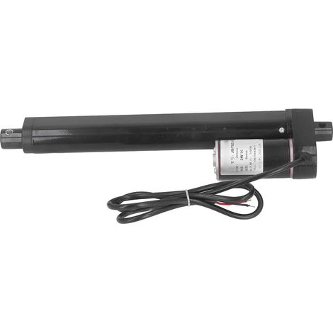 Vérin électrique linéaire 1000N course 200mm noir IP65 avec fins de course 24V (1/5)