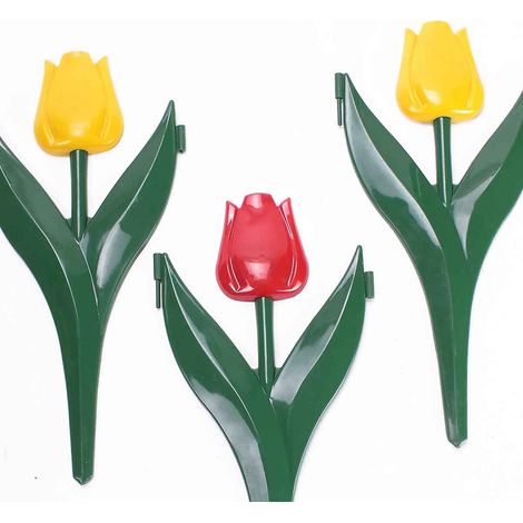 Decorazione bordo forma tulipano set da 12