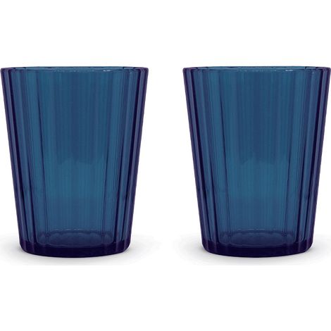 WD LifeStyle Set 2 Bicchieri in Acrilico 370 Ml Blu (1/5)