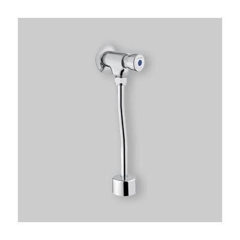 Robinet d'urinoir mural temporisé avec bouton poussoir Idral Classic 08020/E-08020/1E avec tube