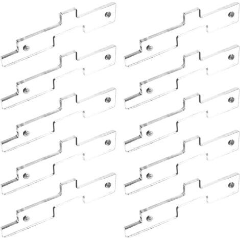 Lot de 10 blocs de configuration de table de toupie en acrylique transparent pour sciage de table, jauge de hauteur pour le travail du bois, sans assemblage, ensemble d'accessoires de défonceuse (1/5)