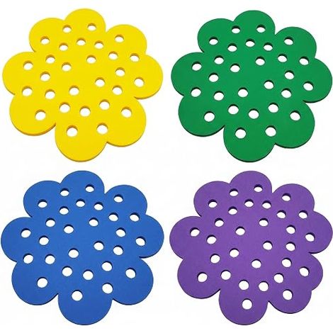 Abreuvoirs Flottants pour Abeilles, Îlots Anti-Noyade pour Jardin, 16cm Îlots flottants en PVC léger avec motif alvéolé, offrant une plateforme d'atterrissage stable pour vos pollinisateurs. (1/5)