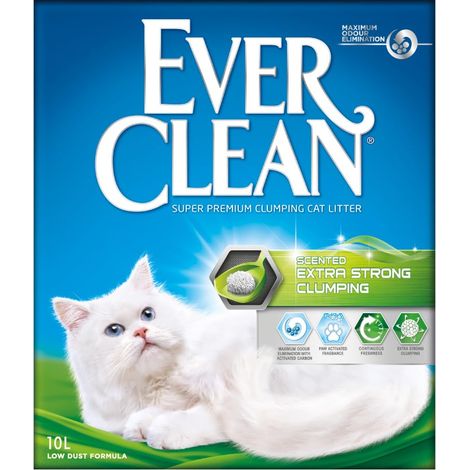 Ever Clean Lettiera Agglomerante Extra Forte Ever Clean, 10.Litri, Profumata (1/5)