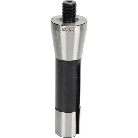 Mandrin de fraisage R8 avec filetage 1/2", tige en acier au manganèse de 20mm, pour perceuse à colonne et équipement CNC (1/5)