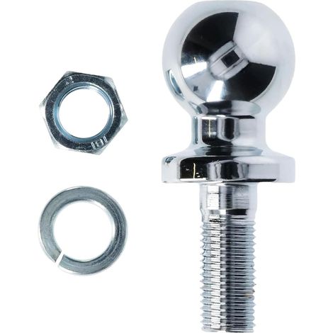 Boule Attelages pour Remorque, 50 mm Boule d'attelage, Attelage de Remorque à tête Sphérique avec 25 mm Vis, Boule d attelage a Visser, Convient aux Remorques Jusqu'à 3,5 tonnes (1/5)