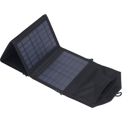 Faltbares Solarladegerät mit zwei USB-Ausgängen (0–2 A), hocheffizient, für den Außenbereich (5 V) (1/5)