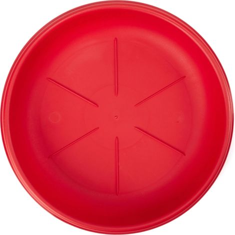 sottovaso rotondo d. 26 rosso corallo