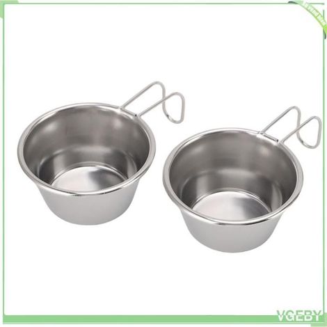 Tasse de camping - FAFEICY - Mini empilable 2 pièces - Acier inoxydable - Légère - Avec poignée
