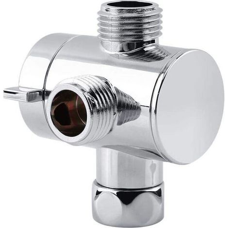 Deviatore per doccia - Adattatore multiplo a 3 vie G1/2" per deviatore del soffione doccia (1/4)