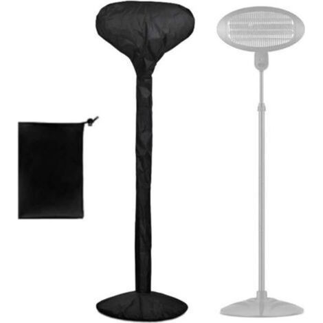 Housse de chauffage électrique d'extérieur imperméable, housse de chauffage électrique pour terrasse, jardin, coupe-vent, anti-poussière et anti-UV en tissu Ox 210D avec fermeture éclair et sa (1/4)