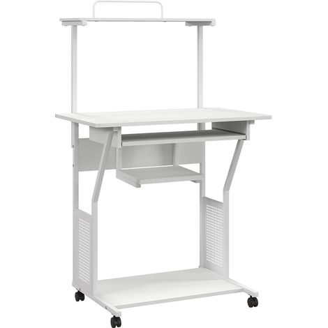 Station de travail mobile avec tablette MOBILEX blanc (1/5)